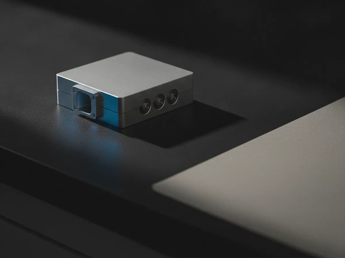 RF-Radar-Frontend-Modul in Nahaufnahme